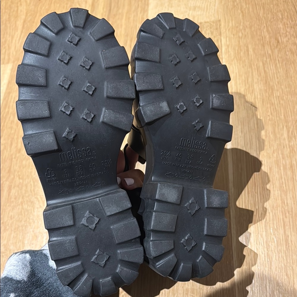 Melissa Black Strappy Sandals - Picture 5 of 5